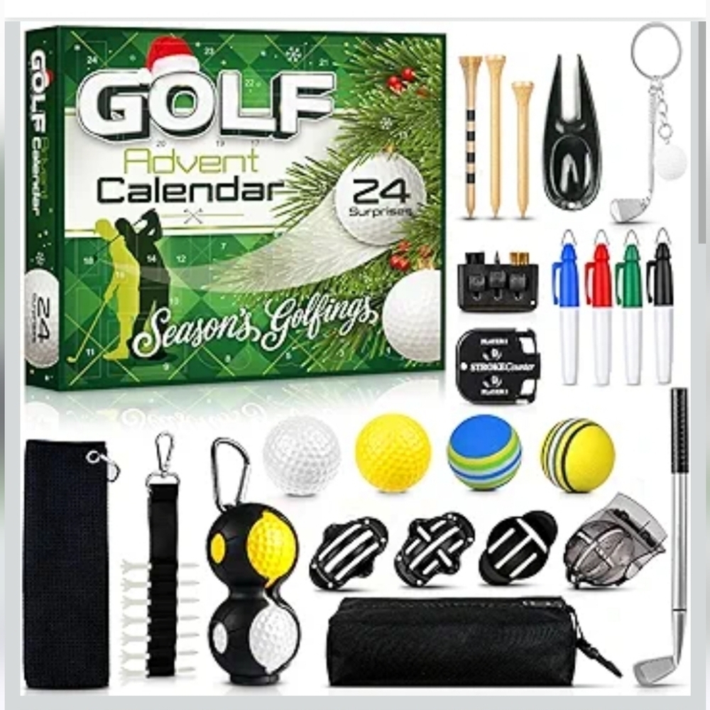 Golf Advent Calendar with Accessories